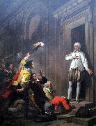 Admiral de Coligny impressing his murderers Joseph-Benoit Suvee